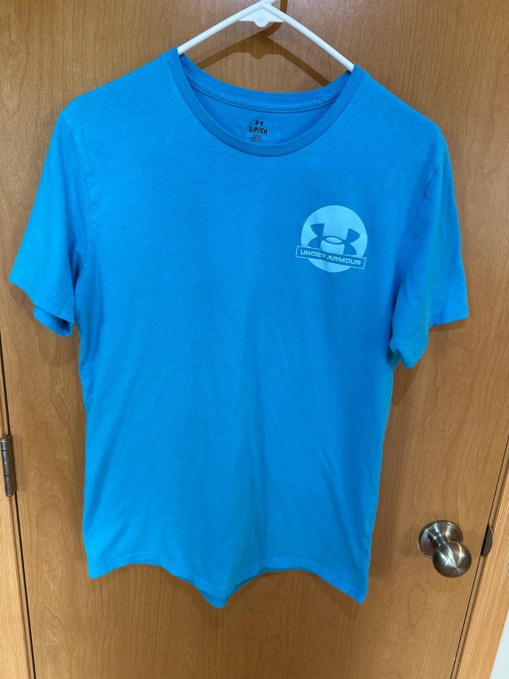 Under Armour Men's Bright Blue Logo T-Shirt